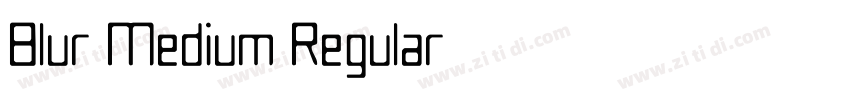 Blur Medium Regular字体转换